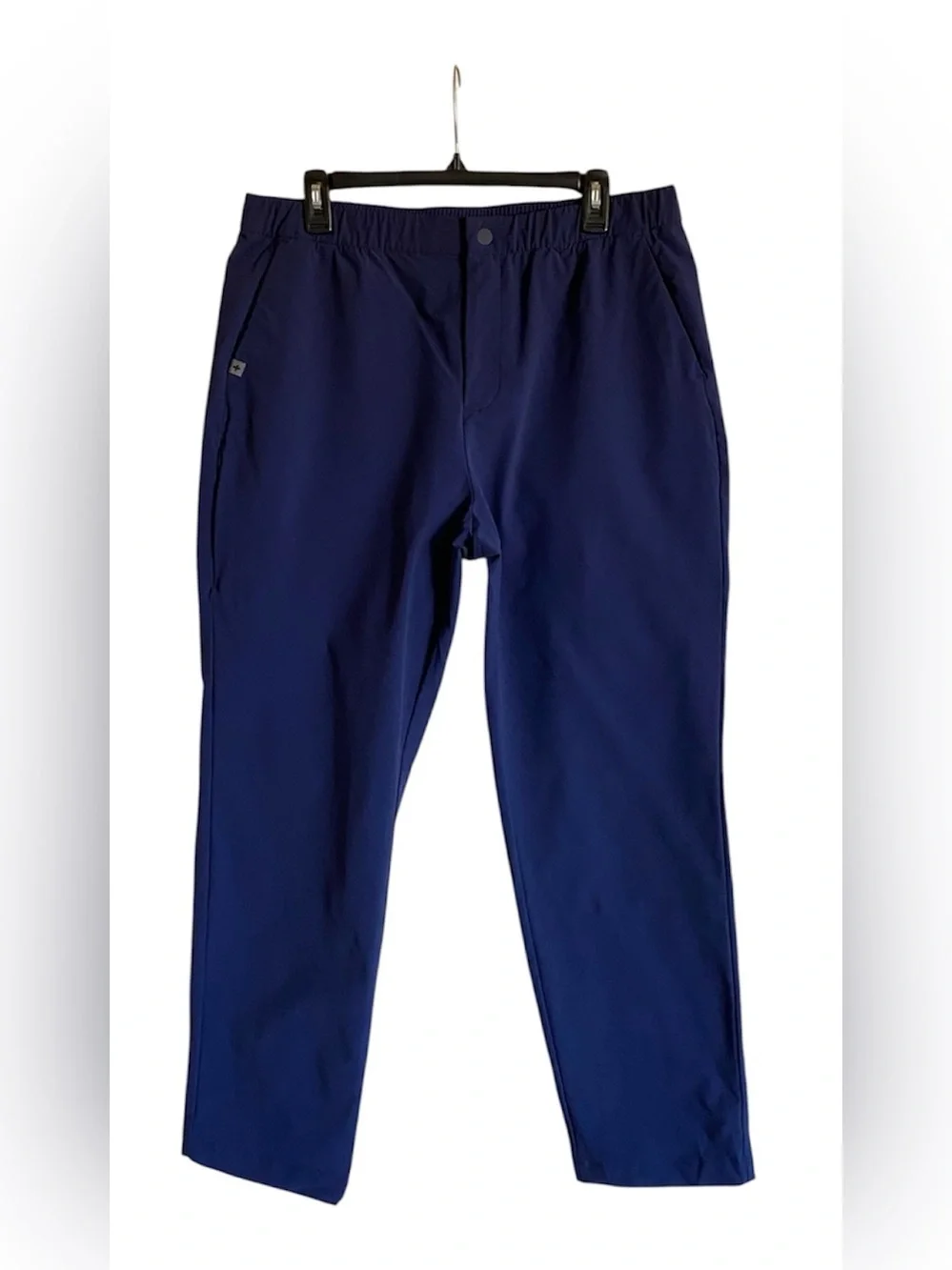 Men’s FIGS PRO Tailored Trouser Technical Scrub Pants Navy Blue Large Short